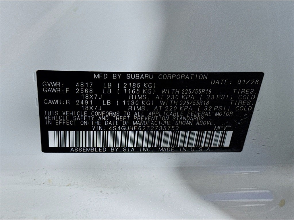 2026 Subaru Crosstrek Sport