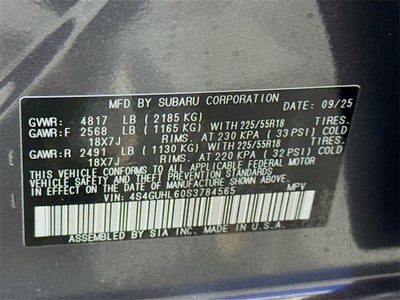 2025 Subaru Crosstrek Limited