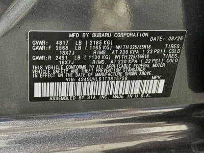 2026 Subaru Crosstrek Limited