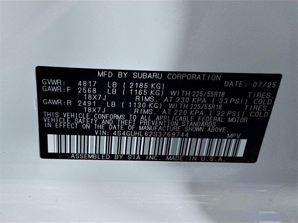 2025 Subaru Crosstrek Limited