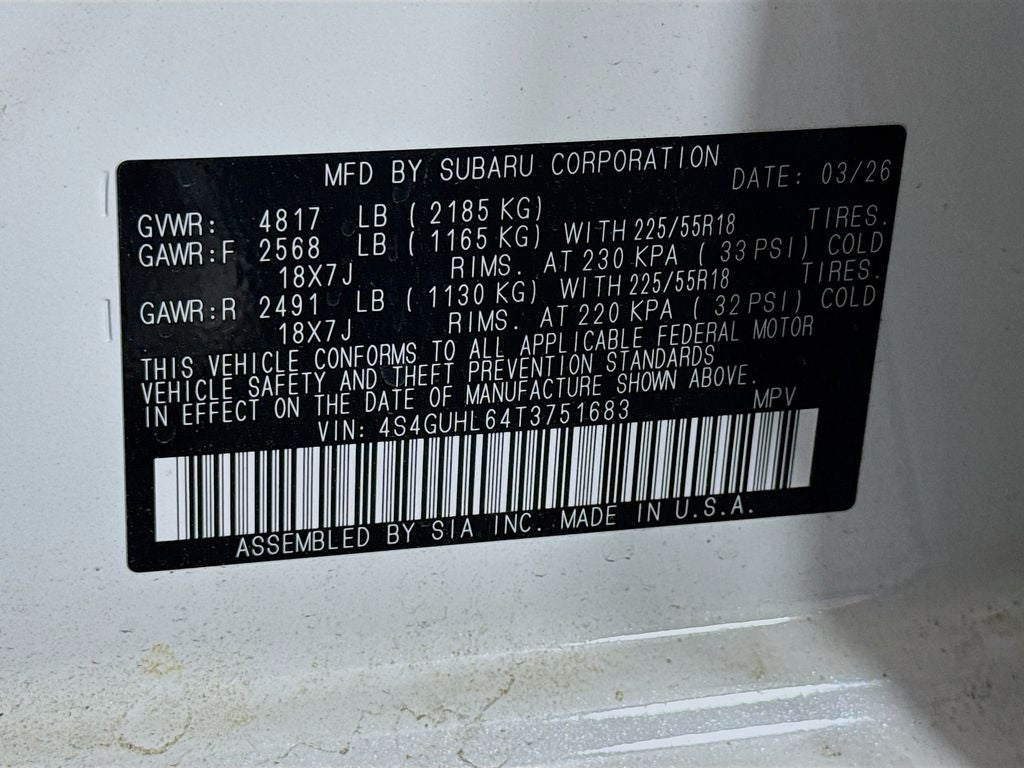 2026 Subaru Crosstrek Limited