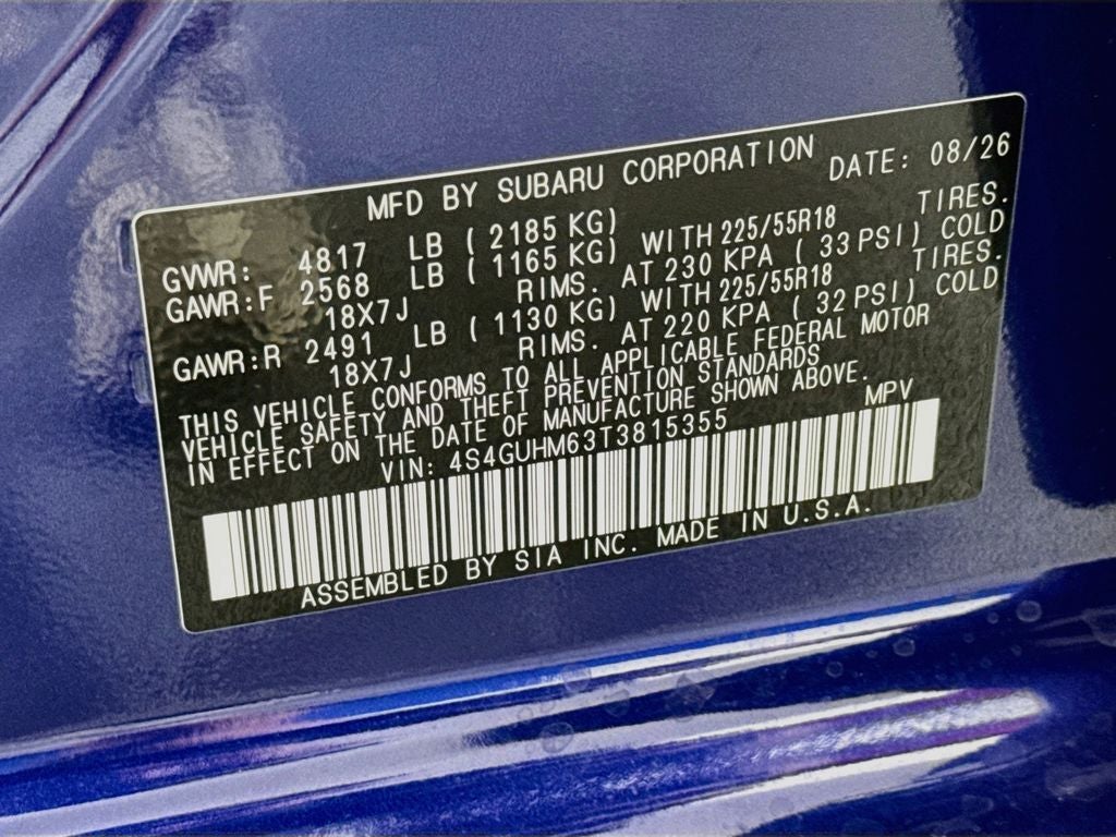 2026 Subaru Crosstrek Limited