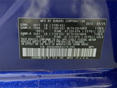 2025 Subaru Crosstrek Limited