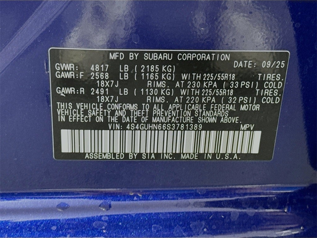 2025 Subaru Crosstrek Limited