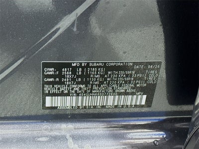 2025 Subaru Crosstrek Limited