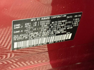 2026 Subaru Forester Base