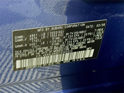 2026 Subaru Forester Base