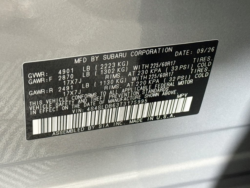 2026 Subaru Forester Premium
