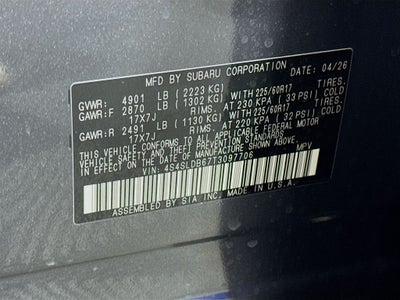 2026 Subaru Forester Premium
