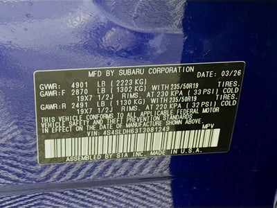2026 Subaru Forester Sport