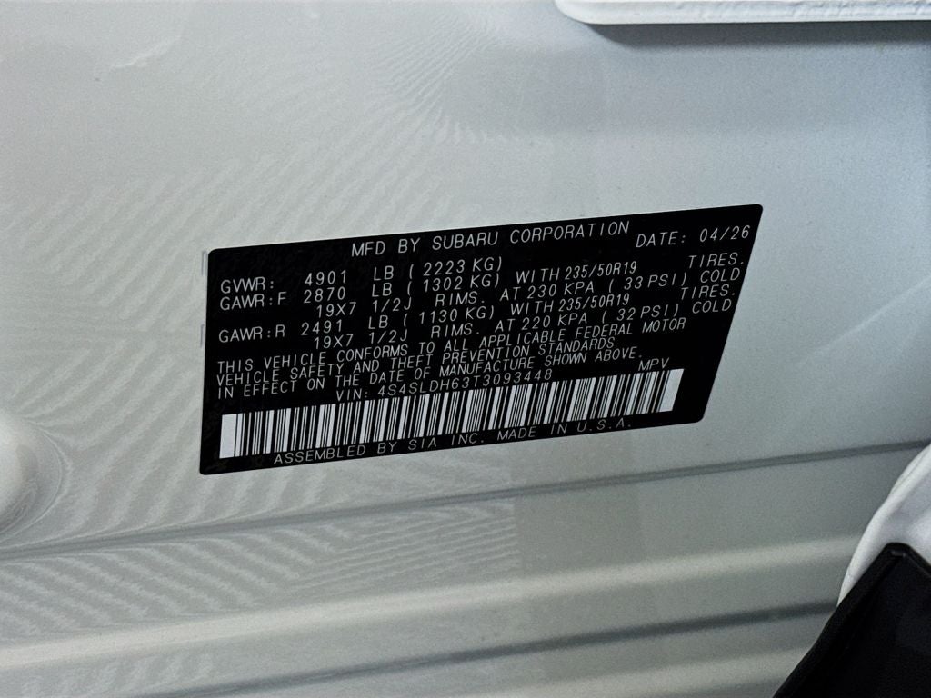 2026 Subaru Forester Sport