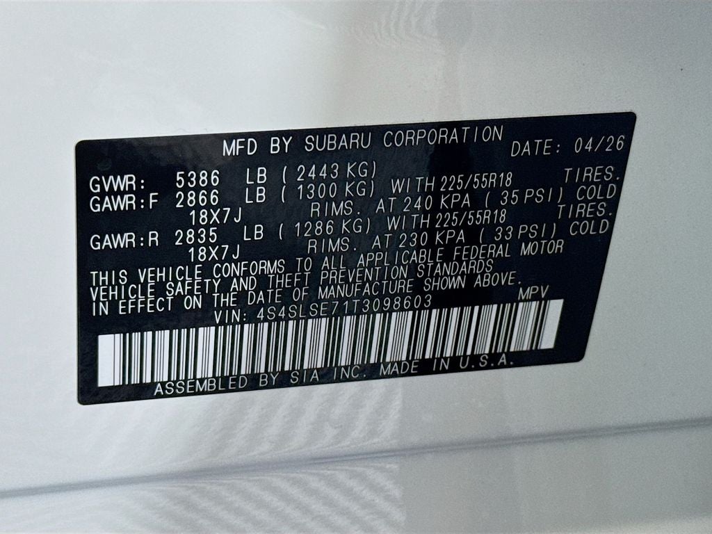 2026 Subaru Forester Premium Hybrid