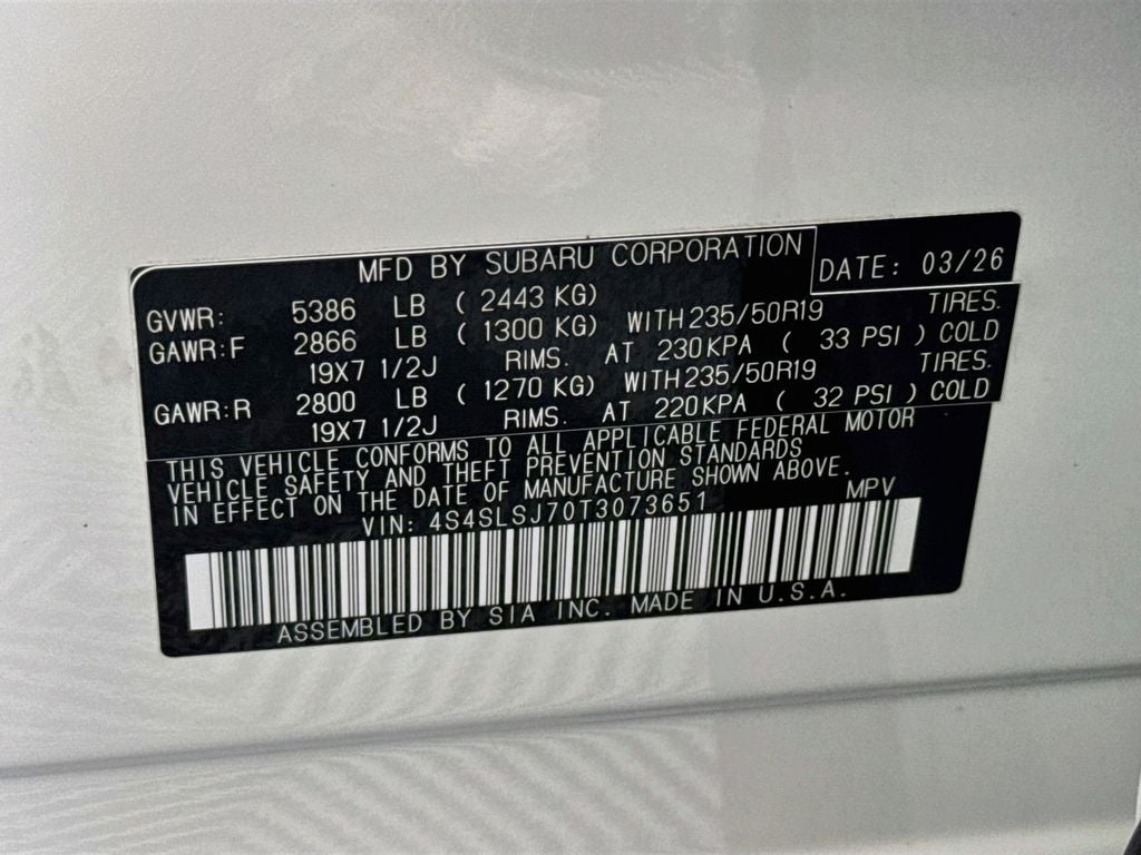 2026 Subaru Forester Sport Hybrid -AWD