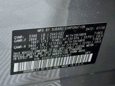 2026 Subaru Forester Sport Hybrid