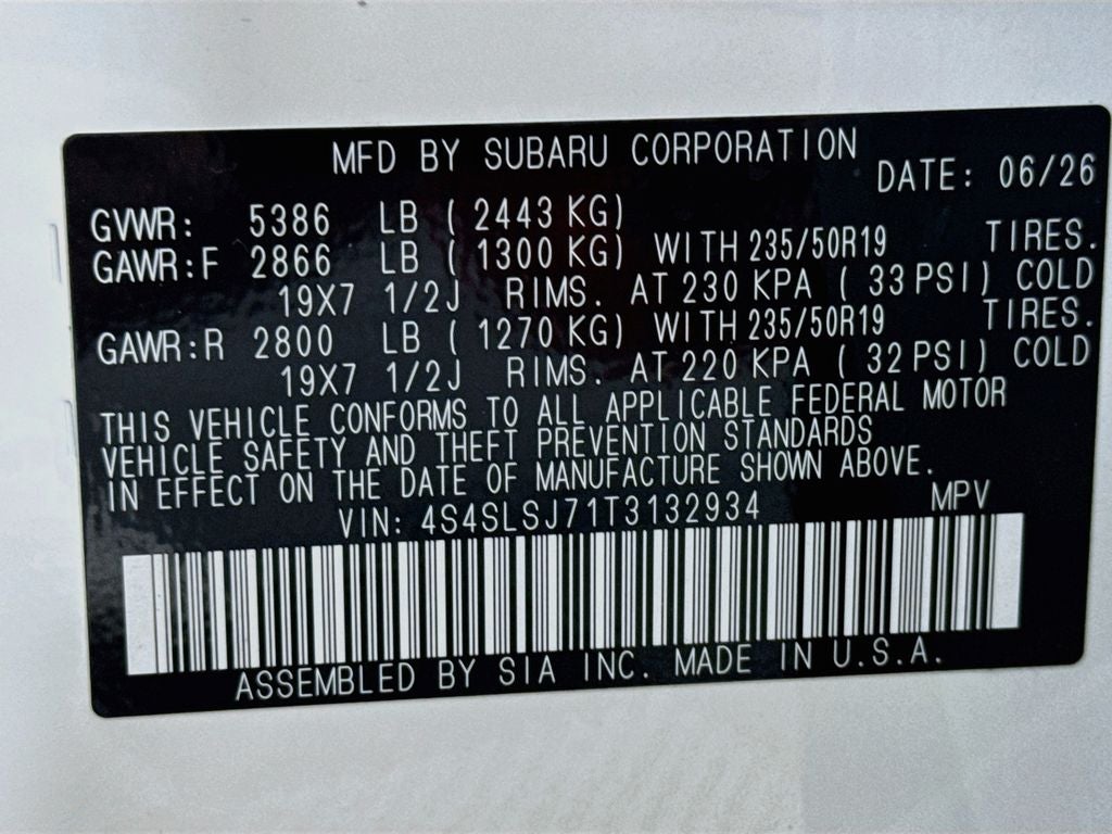 2026 Subaru Forester Sport Hybrid