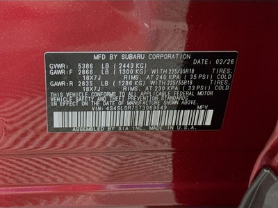 2026 Subaru Forester Hybrid Limited