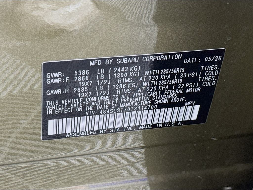 2026 Subaru Forester Touring Hybrid