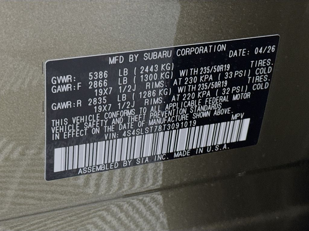 2026 Subaru Forester Touring