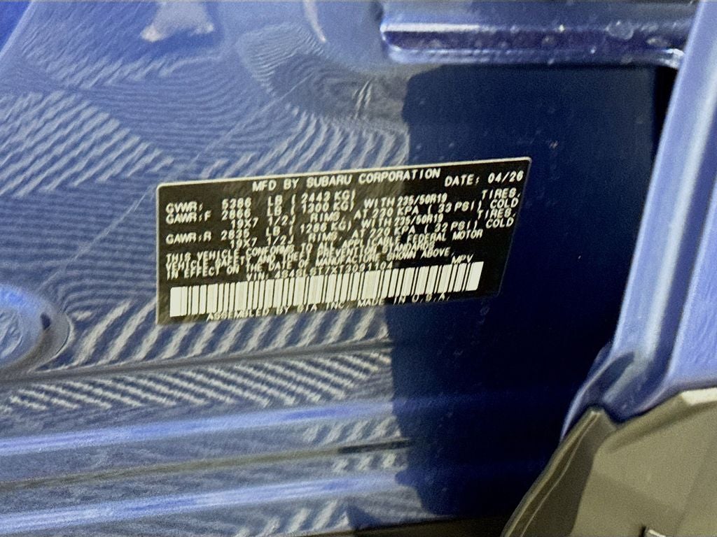 2026 Subaru Forester Touring Hybrid