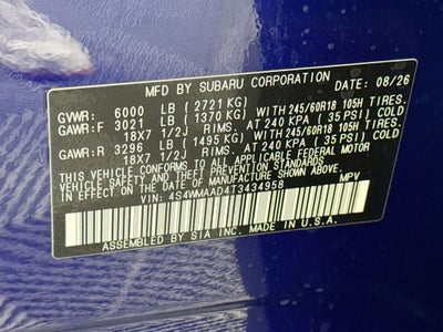 2026 Subaru Ascent Premium