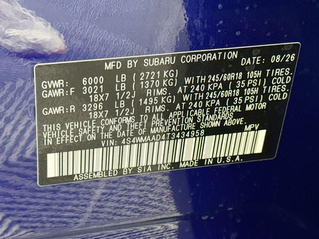 2026 Subaru Ascent Premium