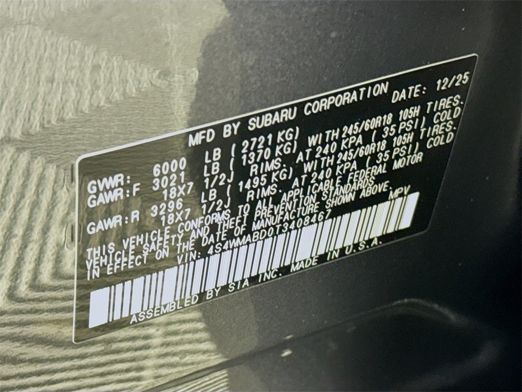 2026 Subaru Ascent Premium