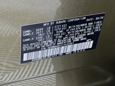 2026 Subaru Ascent Premium