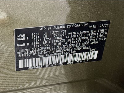 2026 Subaru Ascent Premium
