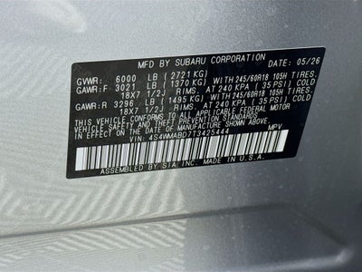 2026 Subaru Ascent Premium