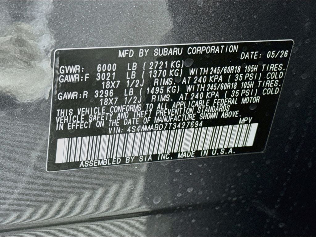 2026 Subaru Ascent Premium