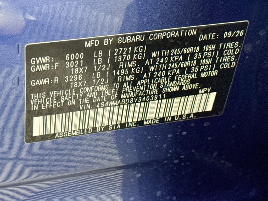 2027 Subaru Ascent Premium