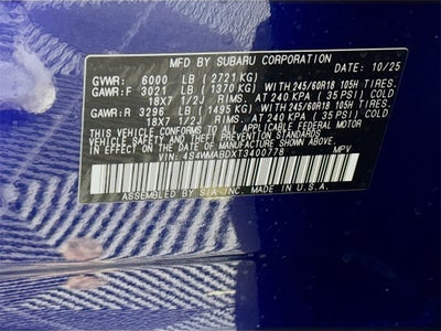 2026 Subaru Ascent Premium