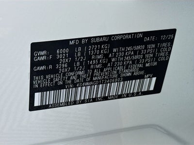 2026 Subaru Ascent Limited