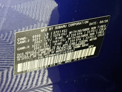 2026 Subaru Ascent Limited