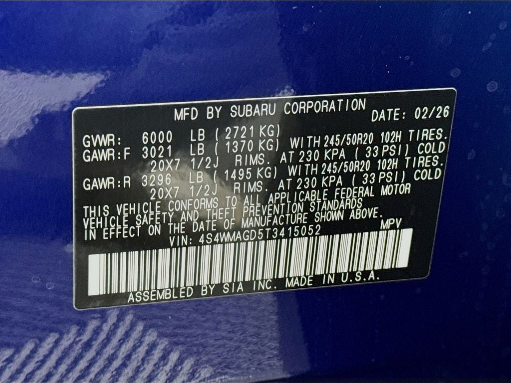 2026 Subaru Ascent Limited