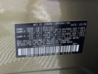 2026 Subaru Ascent Limited