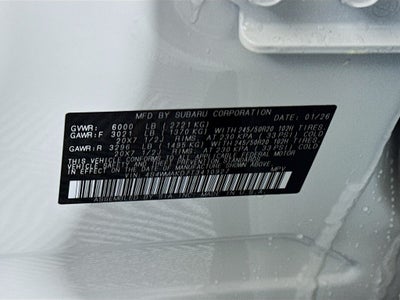 2026 Subaru Ascent Touring