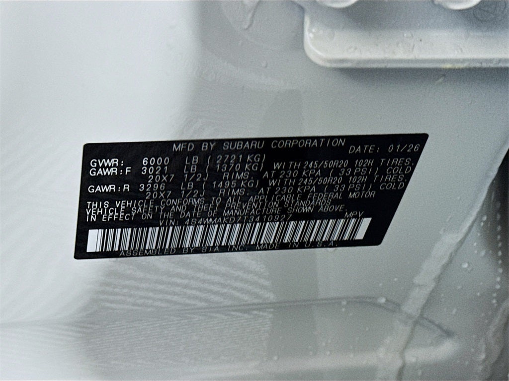 2026 Subaru Ascent Touring