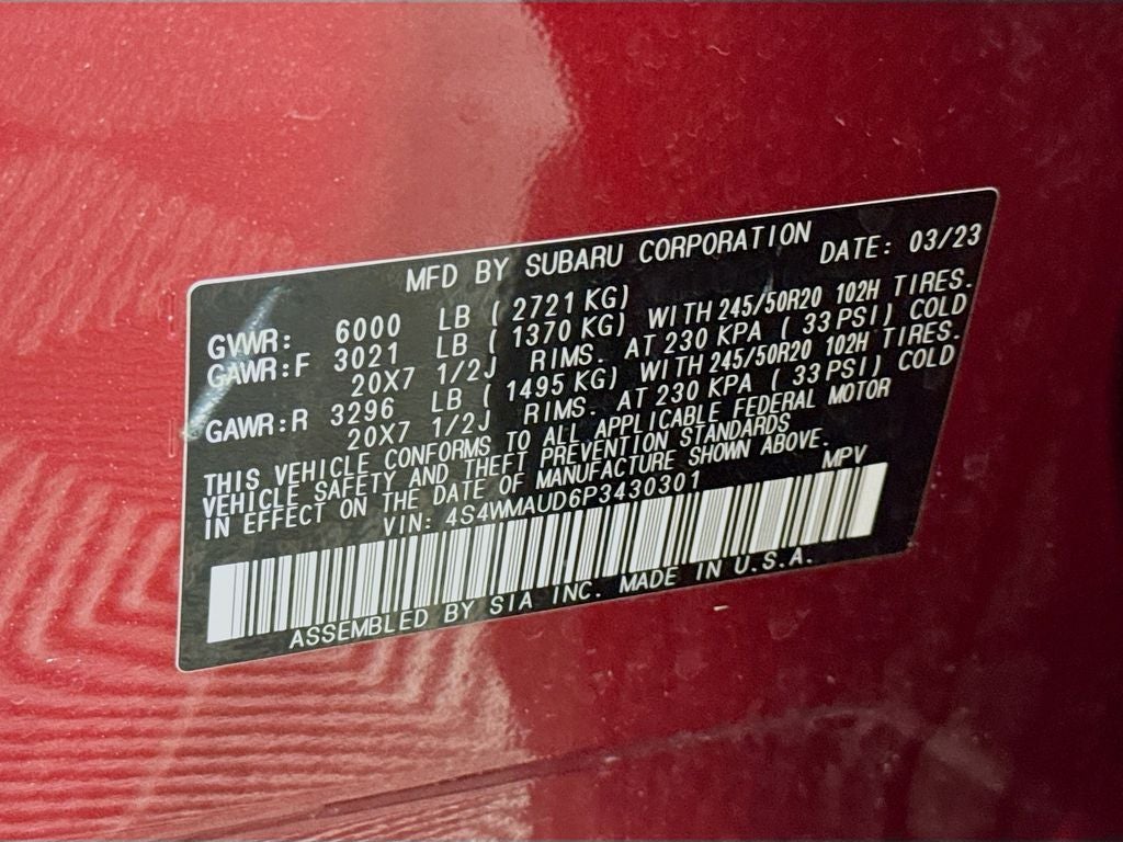 2023 Subaru Ascent Limited
