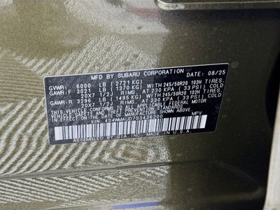 2025 Subaru Ascent Touring