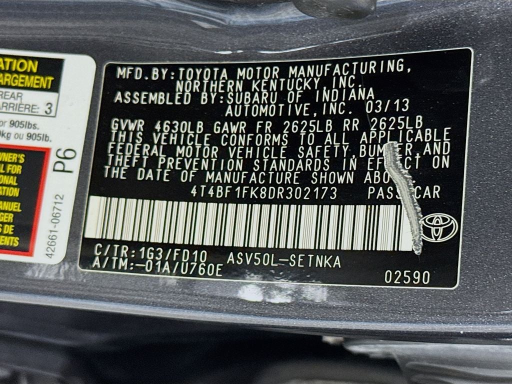 2013 Toyota Camry LE