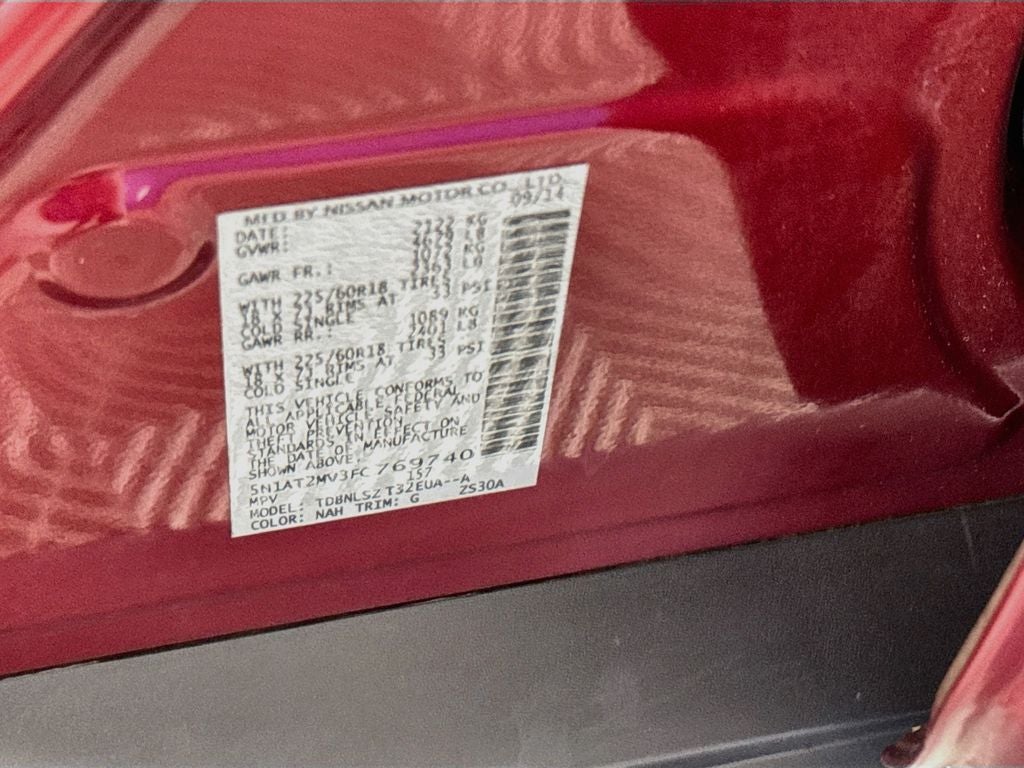 2015 Nissan Rogue SL Premium Package