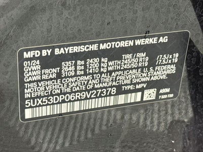 2024 BMW X3 xDrive30i Sports