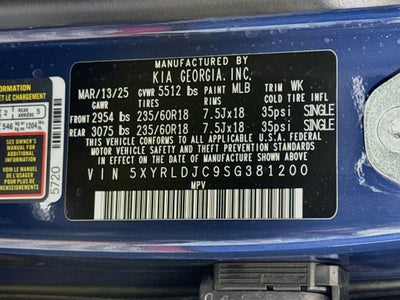 2025 Kia Sorento S