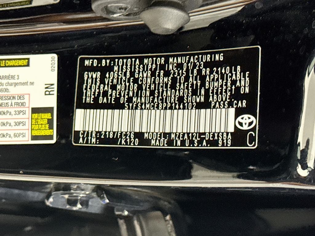 2023 Toyota Corolla SE