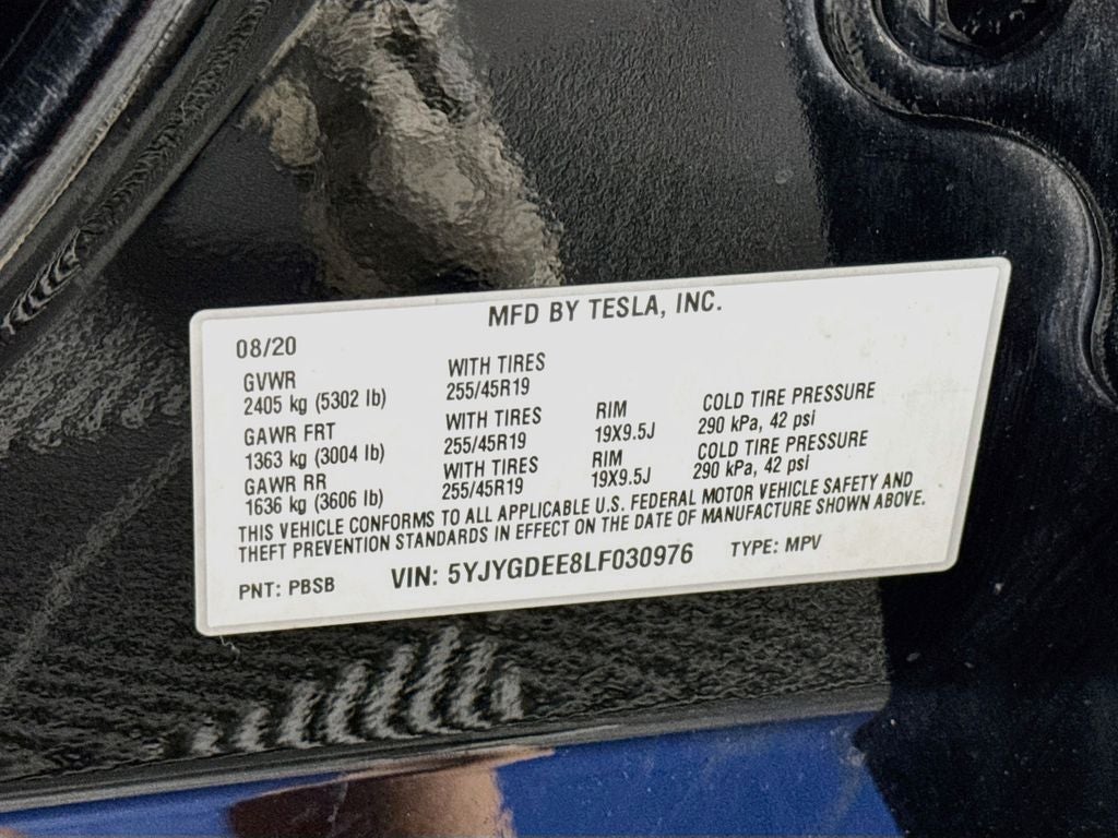 2020 Tesla Model Y Long Range