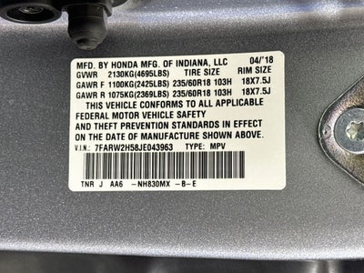 2018 Honda CR-V EX
