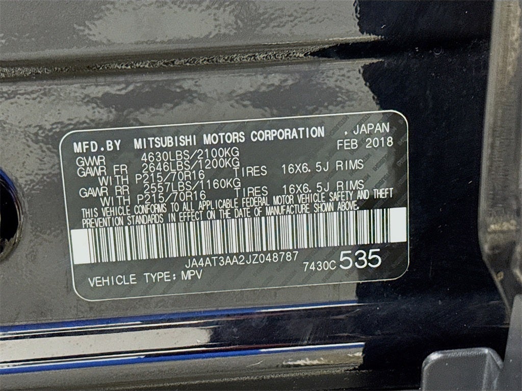 2018 Mitsubishi Eclipse Cross ES