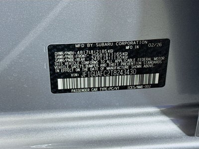 2026 Subaru Impreza Sport