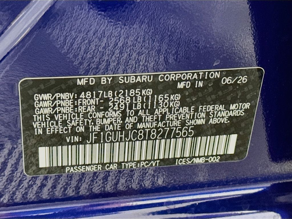 2026 Subaru Impreza 2.5RS